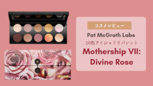 レビュー】Pat McGrath Labsの10色アイシャドウパレット「Mothership VII: Divine Rose」 |  しらす丼のコスメブログ